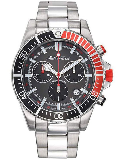 Mathey-Tissot Black Dial Analog Watch for Men - H908CHRN