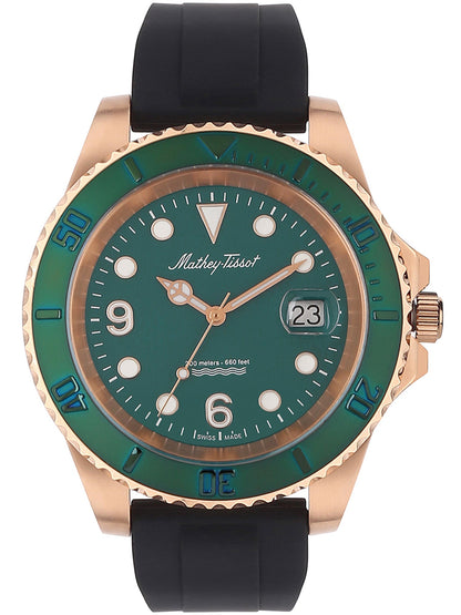 Mathey-Tissot Green Dial Analog Watch for Men - H909PVE