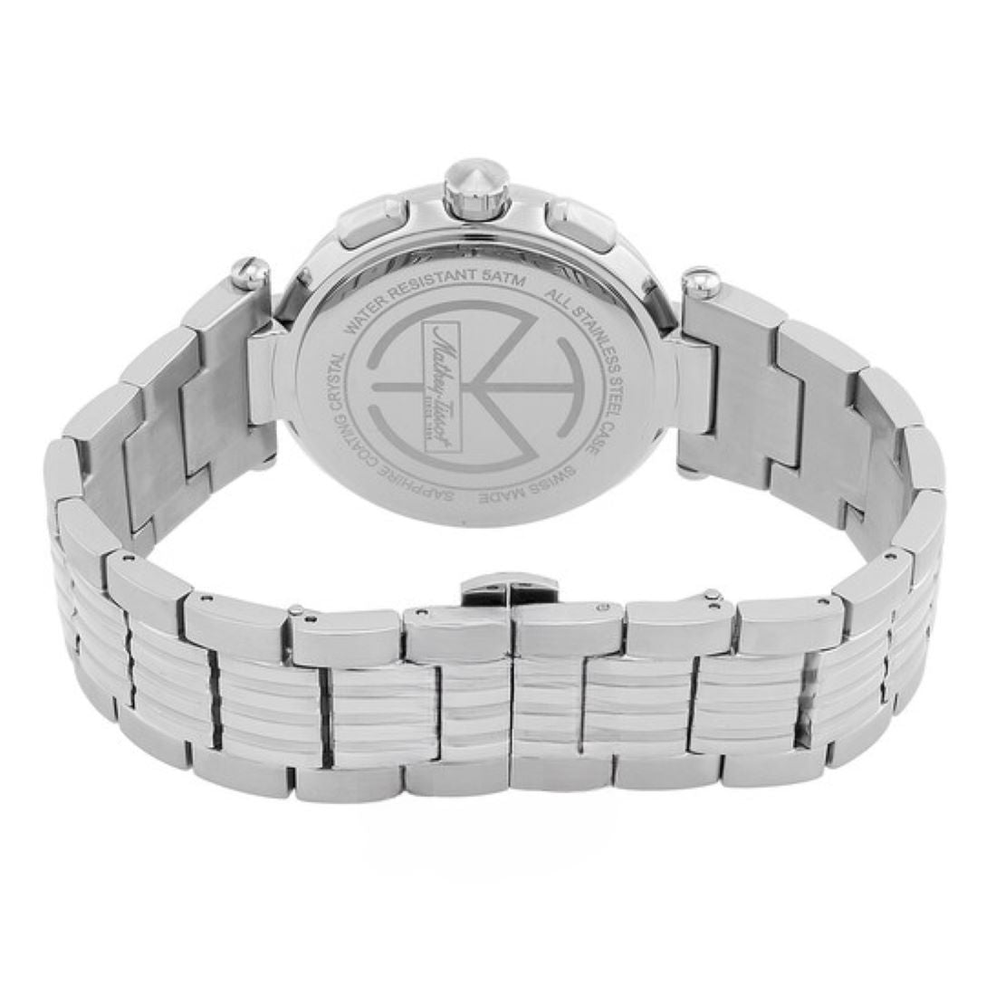 Mathey-Tissot Swiss Made Neptune Chrono Quartz White Dial Analog Watch For - Gents H912CHAI