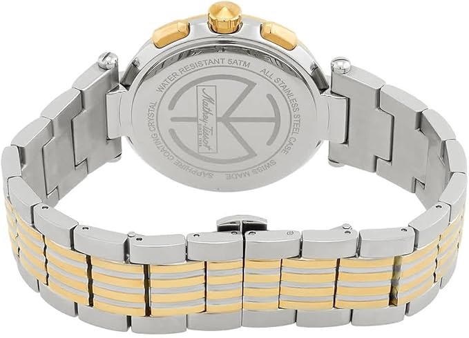 Mathey-Tissot Swiss Made Neptune Chrono Quartz White Dial Analog Watch For - Gents H912CHBI
