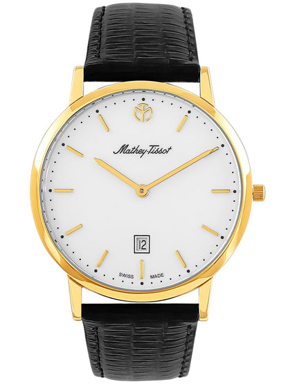 Mathey-Tissot Analog White Dial Men&