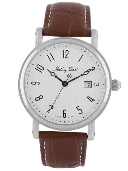 Mathey-Tissot Analog White Dial Men&