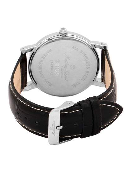Mathey-Tissot Swiss Made Automatic City Analog White Dial Gents Watch-H611251ATABR