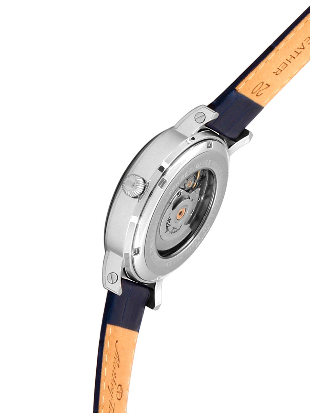 Mathey-Tissot Swiss Made Automatic Analog Blue Dial Gents Watch-H611251ATABU