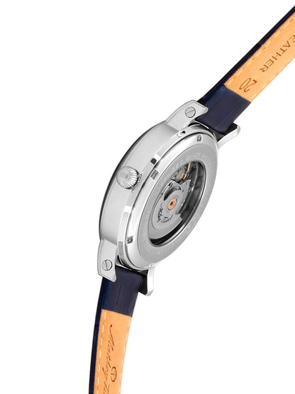 Mathey-Tissot Swiss Made Automatic Analog Blue Dial Gents Watch-H611251ATABU