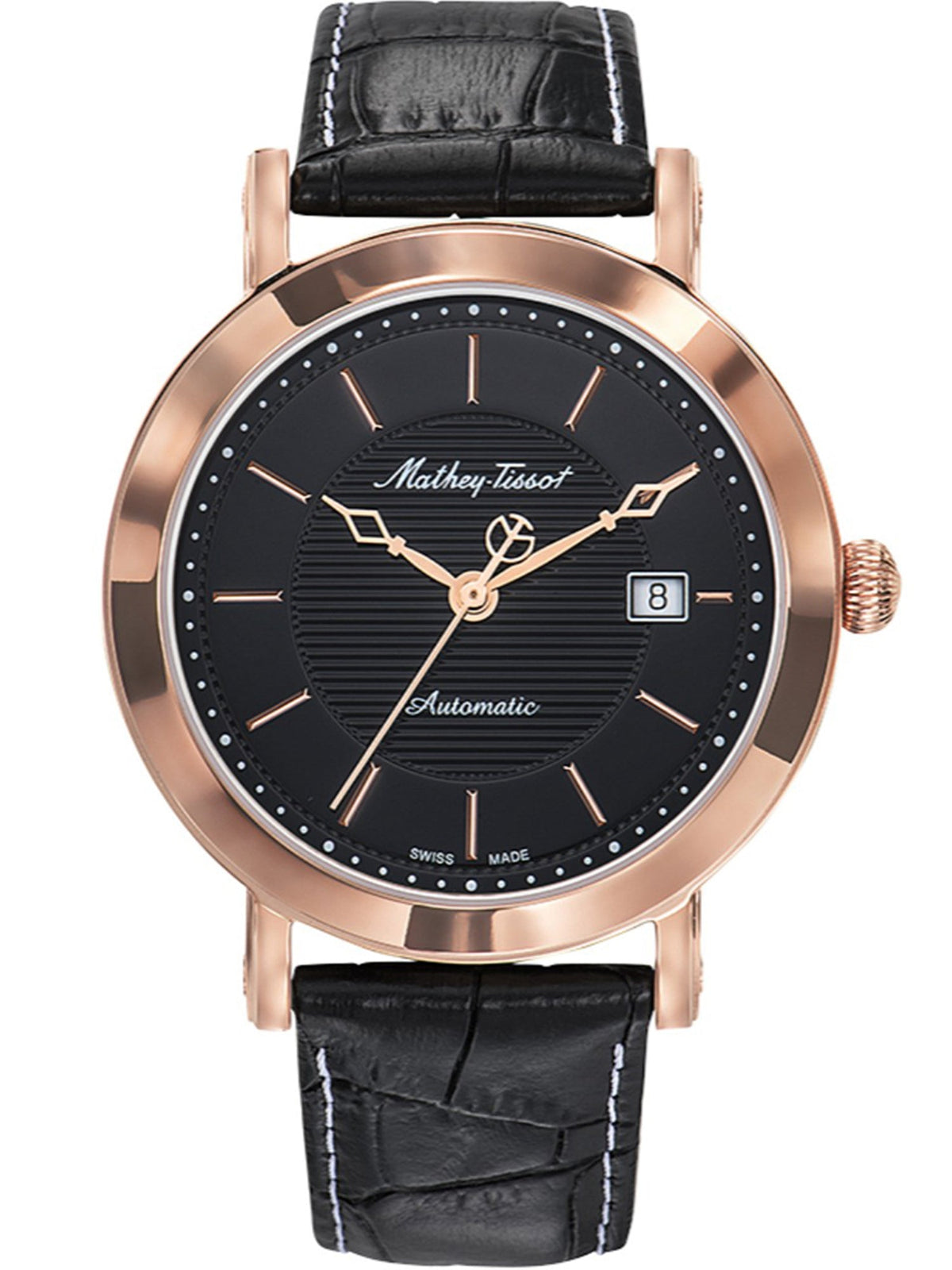 Mathey-Tissot Analog Black Dial Men&