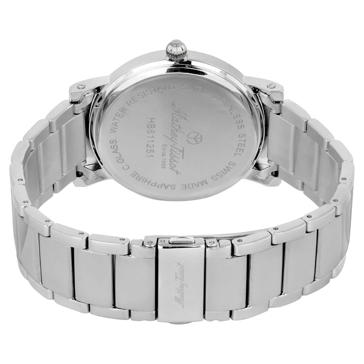 Mathey-Tissot Swiss Made Analog 42 MM Blue Dial Mens Watch-HB611251MABU
