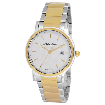 Mathey-Tissot Swiss Made Analog White Dial Gents Watch-HB611251MBI