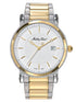 Mathey-Tissot Analog White Dial Men&