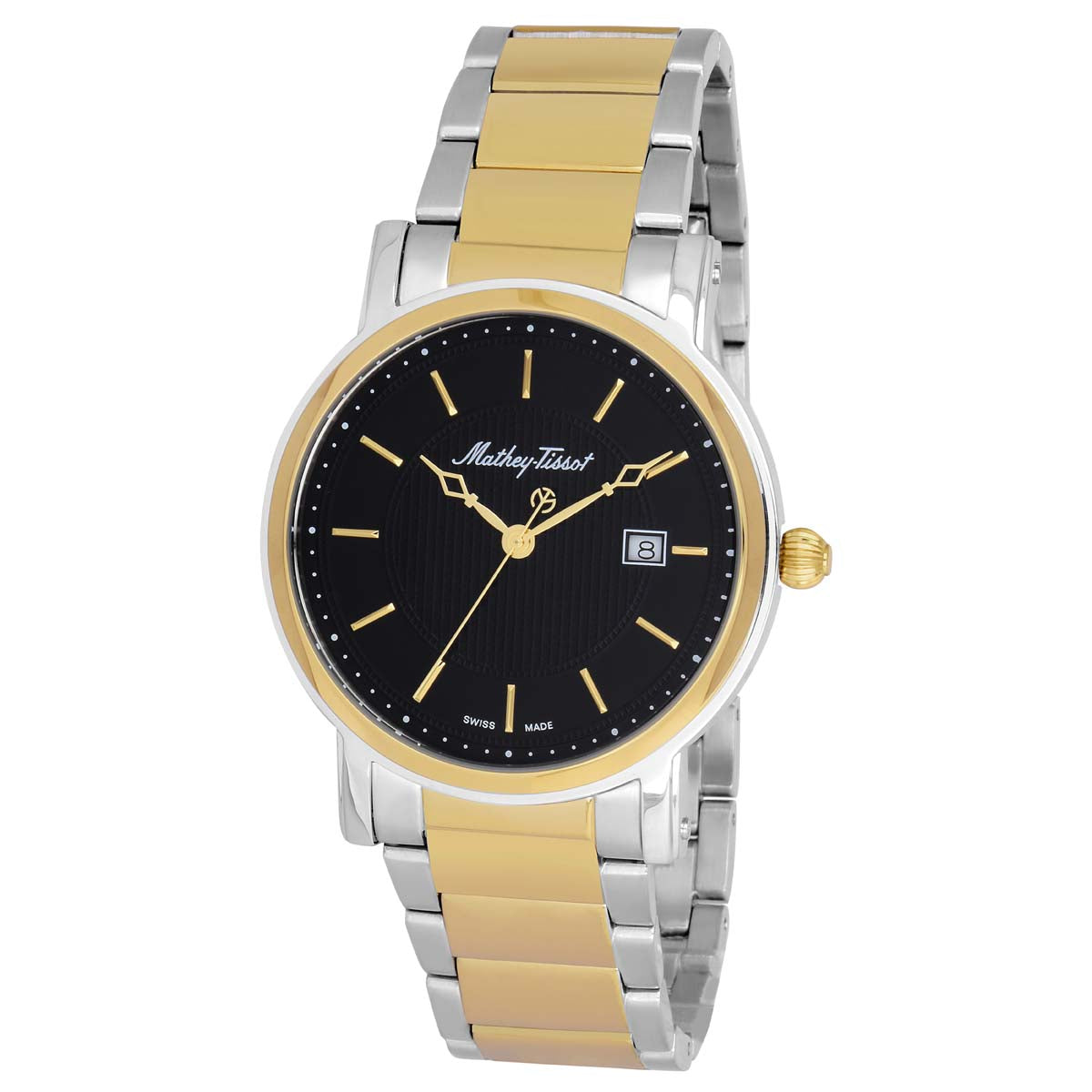 Mathey-Tissot Swiss Made Analog Black Dial Gents Watch-HB611251MBN