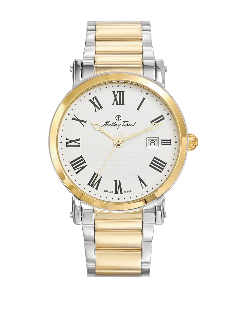 Mathey-Tissot Analog White Dial Men&