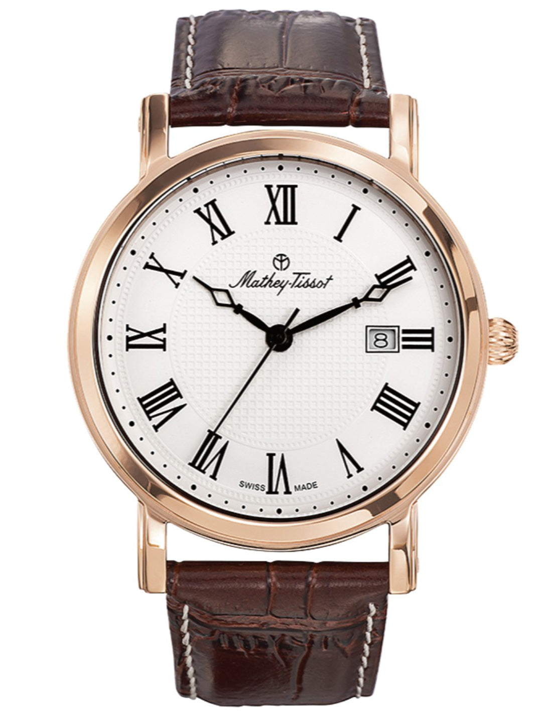 Mathey-Tissot Analog White Dial Men&