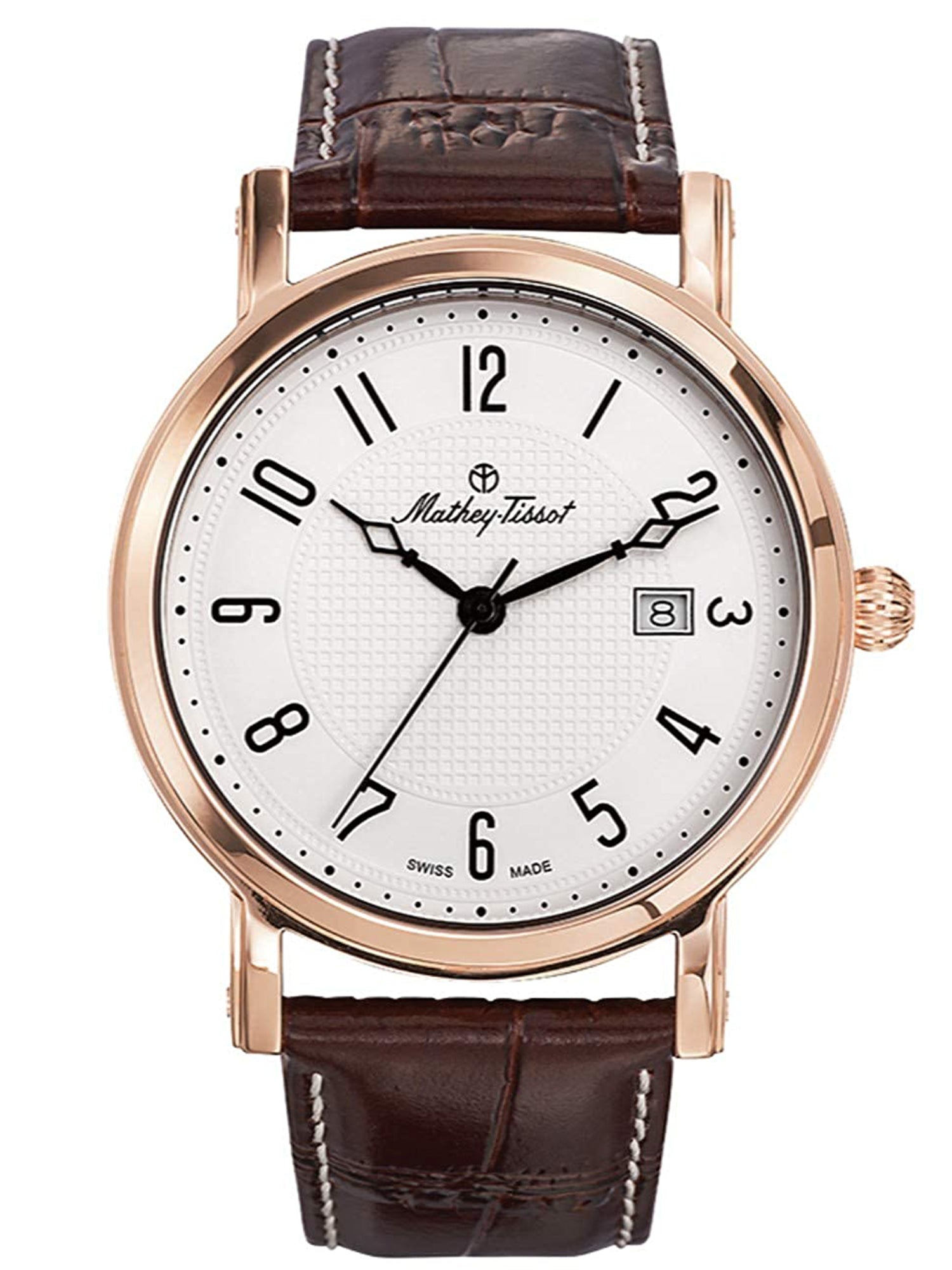 Mathey-Tissot Analog White Dial Men&