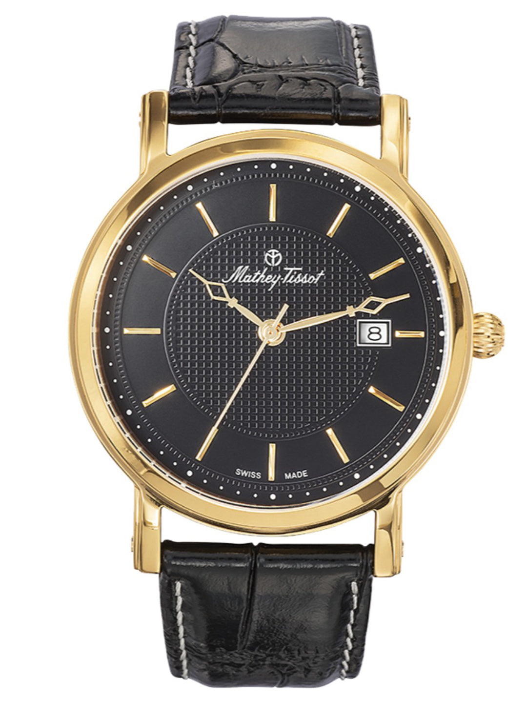 Mathey-Tissot Analog Black Dial Men&