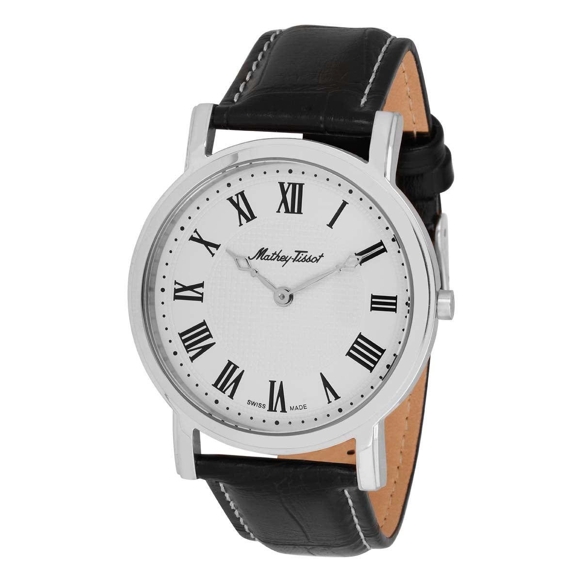 Mathey-Tissot Swiss Made Analog White Dial Gents Watch-HB611251SABR