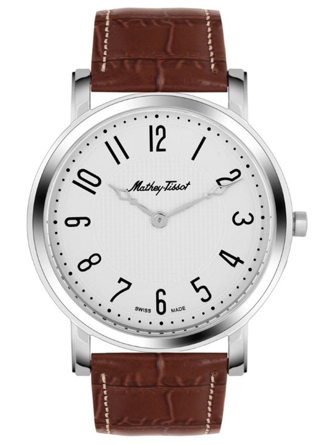 Mathey-Tissot Analog White Dial Men&