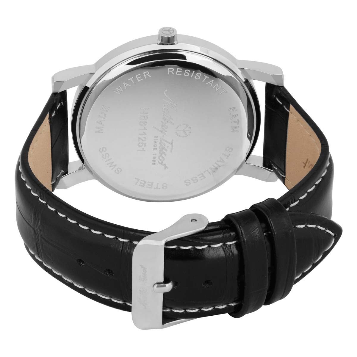 Mathey-Tissot Swiss Made Analog Black Dial Gents Watch-HB611251SAN