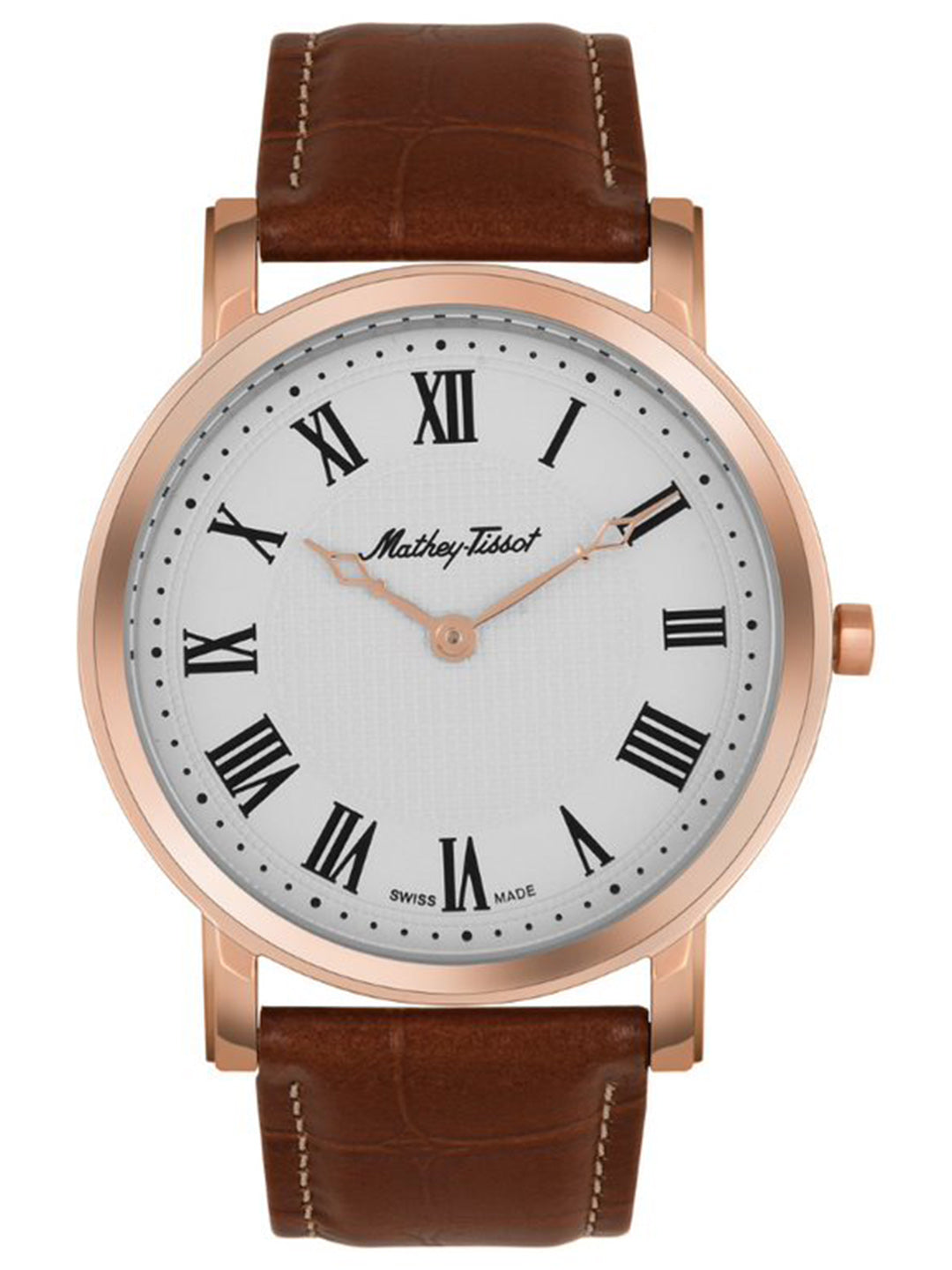 Mathey-Tissot Analog White Dial Men&