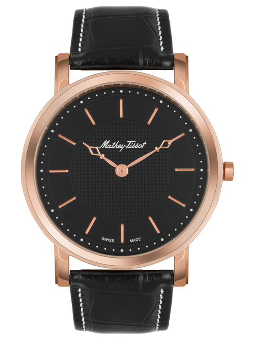 Mathey-Tissot Analog Black Dial Men&