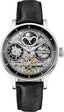 Ingersoll Men The Jazz Gents Automatic Analog Watch with Black Dial and Black Leather Strap - I07701