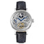 Ingersoll Men The Jazz Gents Automatic Analog Watch with Silver Dial and Blue Leather Strap - I07702, Band_Gold