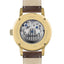 Ingersoll The Jazz Automatic Mens Analog Watch with Light Gold Dial and Brown Leather Strap - I07704