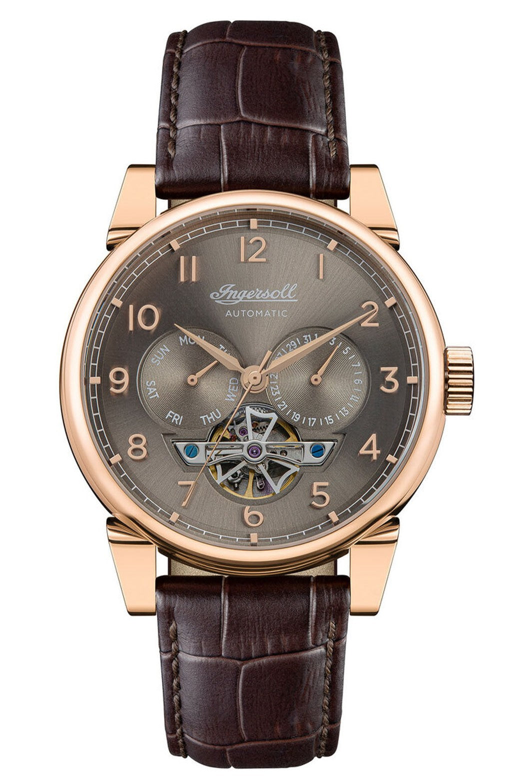 Ingersoll Automatic Grey Sunray Dial With Lifetime Warranty Analog Watch - For Gents  I12701