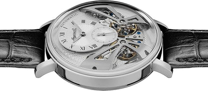 Ingersoll The Tennessee Gents 45.5mm Automatic Watch with Silver Dial and Black Leather Strap I13105