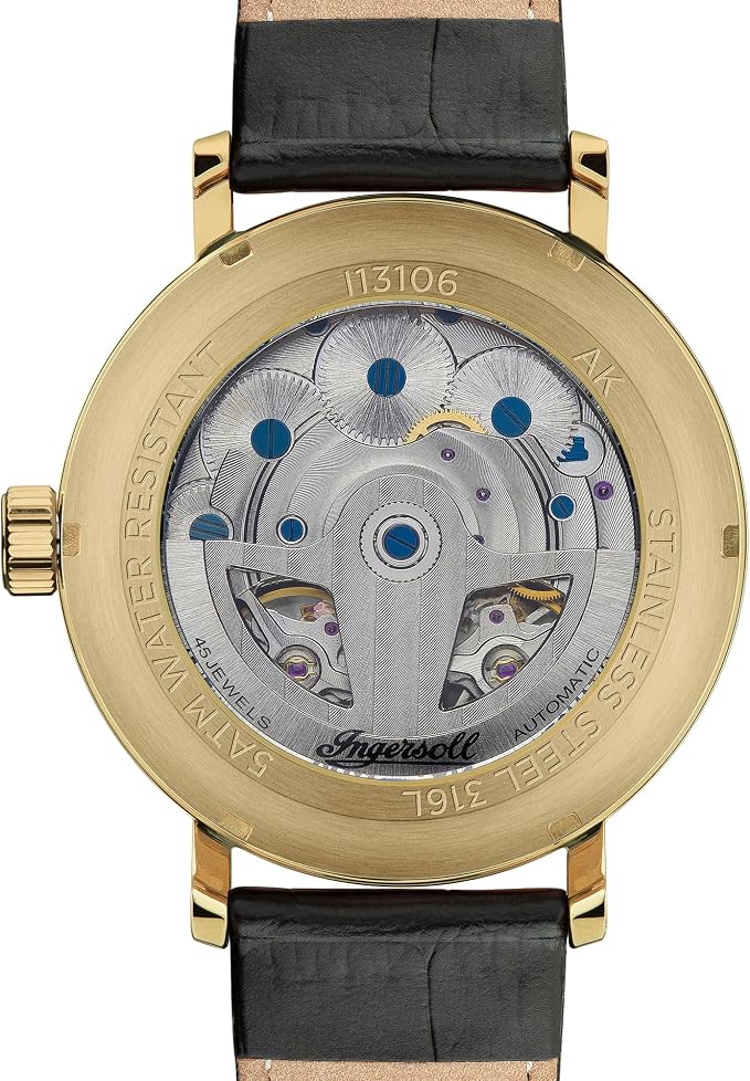 Ingersoll  The Tennessee Automatic Gold Dial With Lifetime Warrenty Analog Watch - For Gents I13106