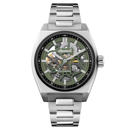 Ingersoll The Vert Automatic Green  Dial With lifetime Warranty Analog Watch - For Gents I14304