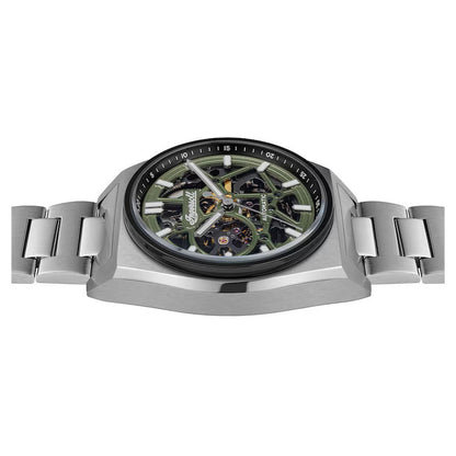 Ingersoll The Vert Automatic Green  Dial With lifetime Warranty Analog Watch - For Gents I14304