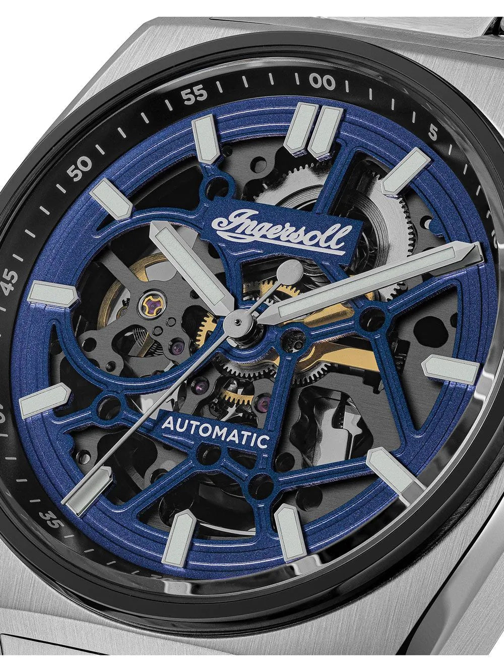 Ingersoll The Vert Automatic Blue  Dial With lifetime Warranty Analog Watch - For Gents I14305