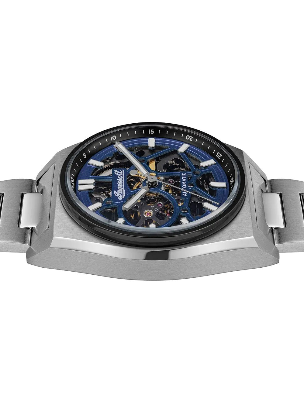 Ingersoll The Vert Automatic Blue  Dial With lifetime Warranty Analog Watch - For Gents I14305