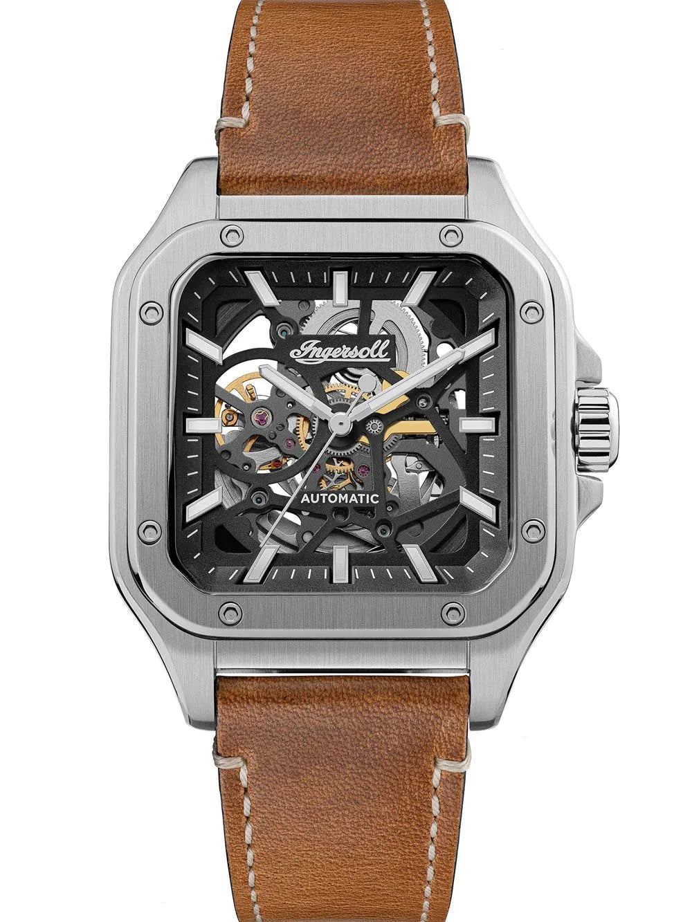 Ingersoll Ollie Automatic Black  Dial With lifetime Warranty Analog Watch - For Gents I14503