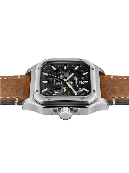 Ingersoll Ollie Automatic Black  Dial With lifetime Warranty Analog Watch - For Gents I14503