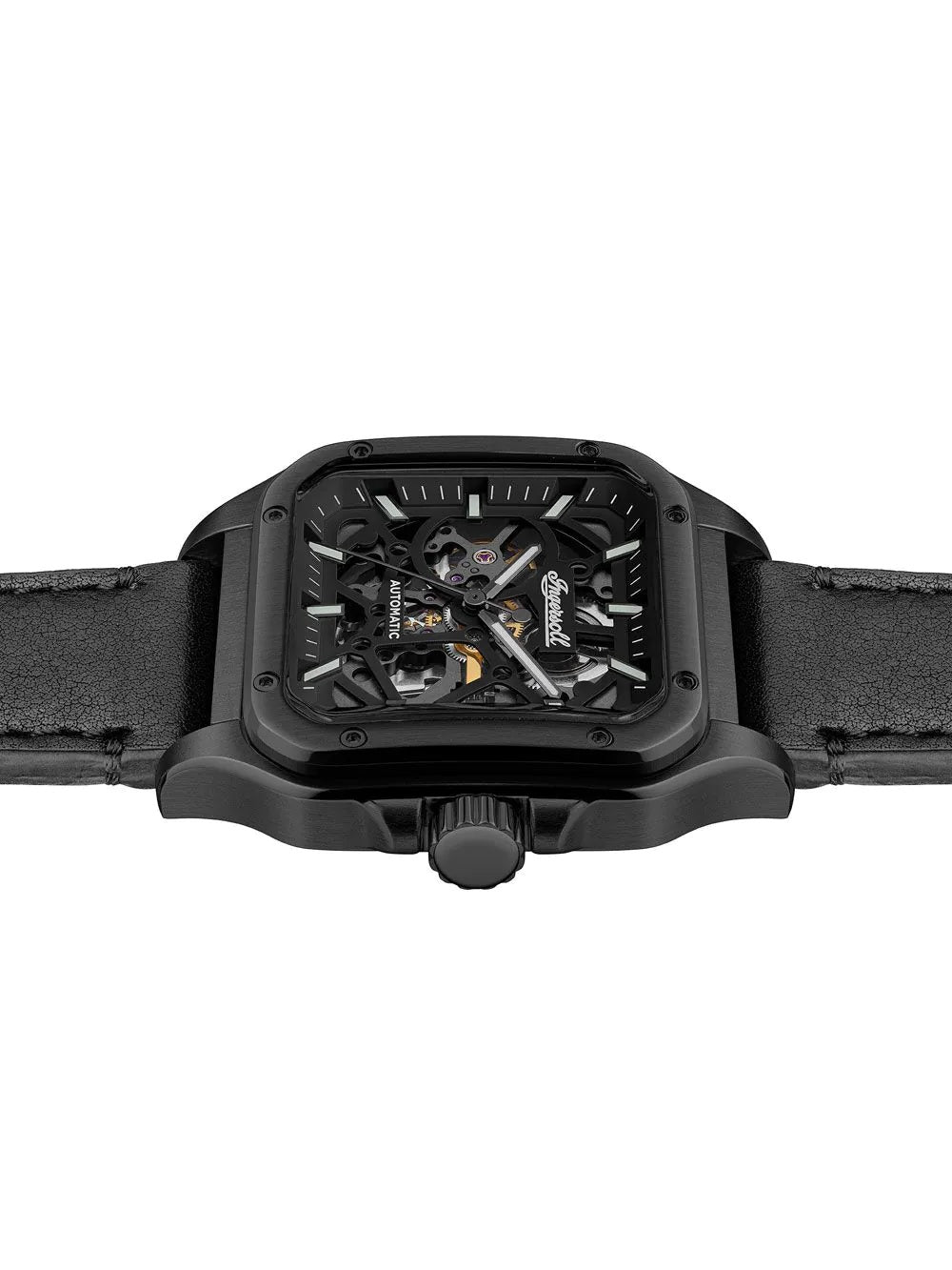 Ingersoll Ollie Automatic Black  Dial With lifetime Warranty Analog Watch - For Gents I14504