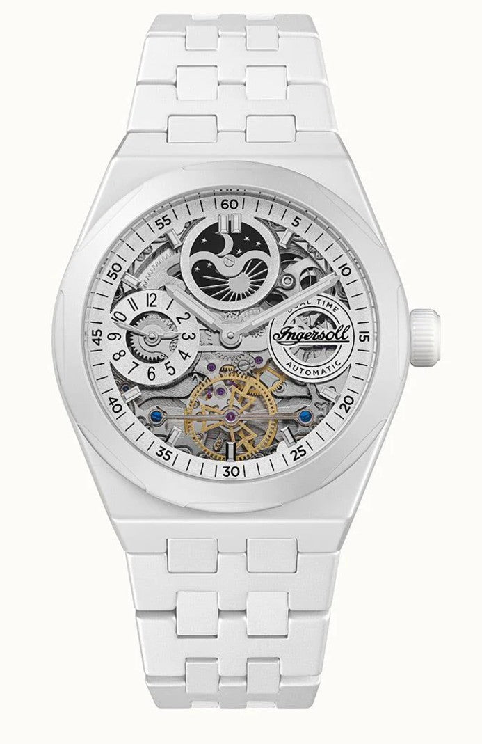Ingersoll Automatic Ceramic White Dial With Lifetime Warranty Analog Watch - For Gents  I15103