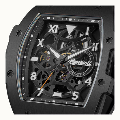 The Play Automatic Black Dial With lifetime Warranty Analog Watch - For Gents I15302