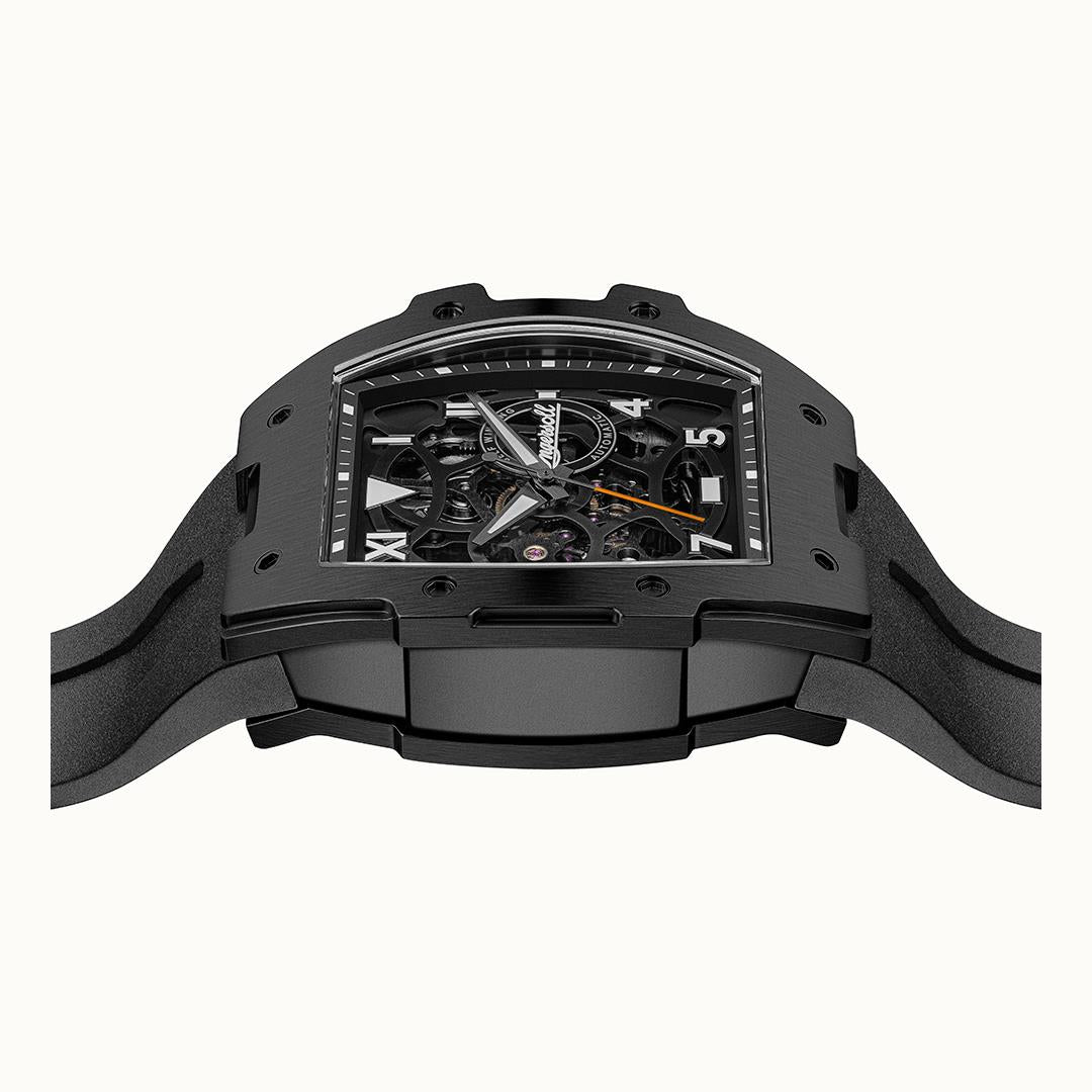 The Play Automatic Black Dial With lifetime Warranty Analog Watch - For Gents I15302