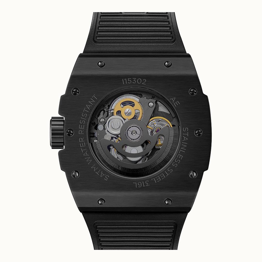 The Play Automatic Black Dial With lifetime Warranty Analog Watch - For Gents I15302
