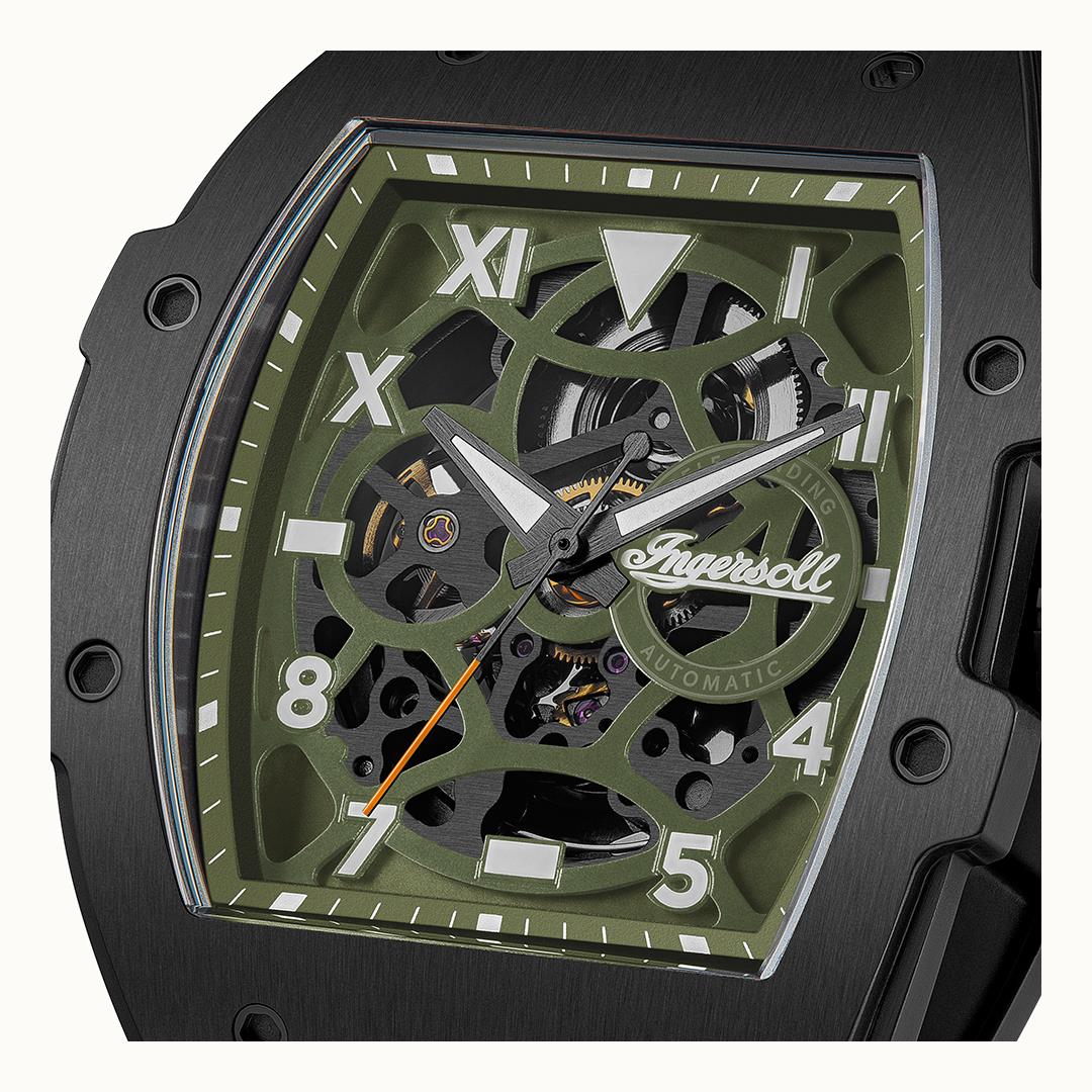 The Play Automatic Green Dial With lifetime Warranty Analog Watch - For Gents I15303
