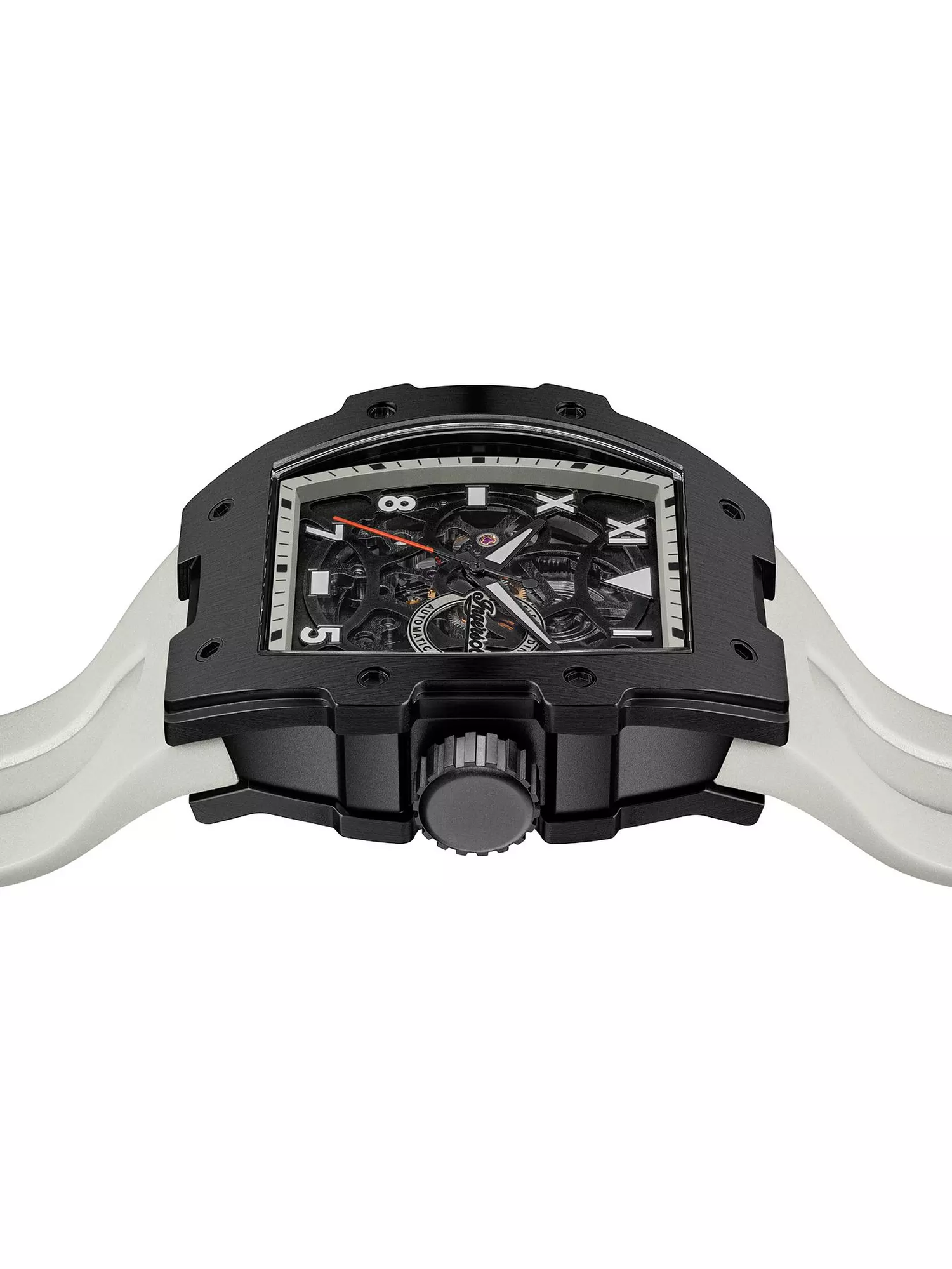 Ingersoll The Play Automatic Gents Watch with Black Dial and Grey PU Strap - I15305