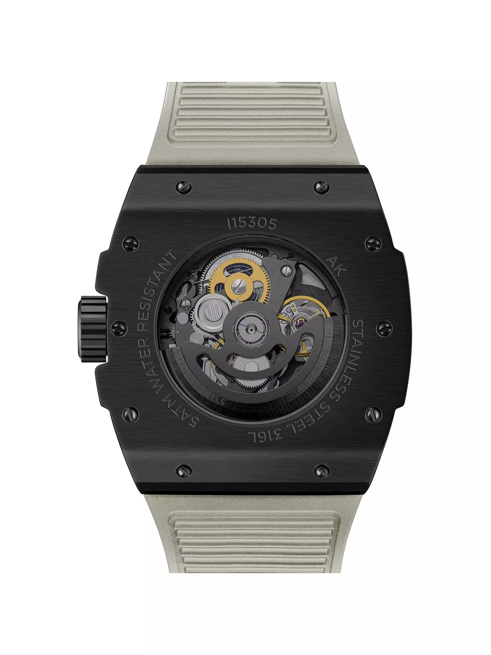 Ingersoll The Play Automatic Gents Watch with Black Dial and Grey PU Strap - I15305