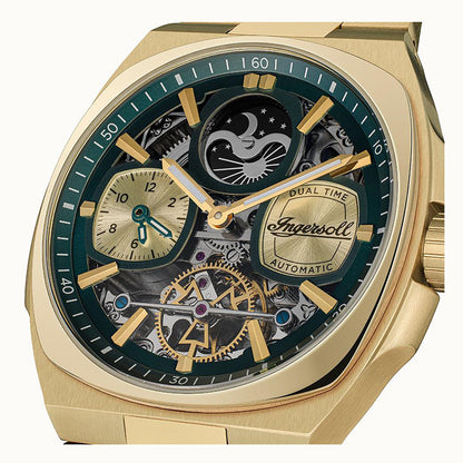 Ingersoll Automatic Gold Dial with Lifetime Warranty Analog Watch - for Men I15803