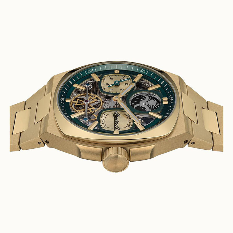 Ingersoll Automatic Gold Dial with Lifetime Warranty Analog Watch - for Men I15803