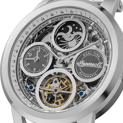 Ingersoll The Arc Mens Automatic Watch, Silver, bracelet - I16002