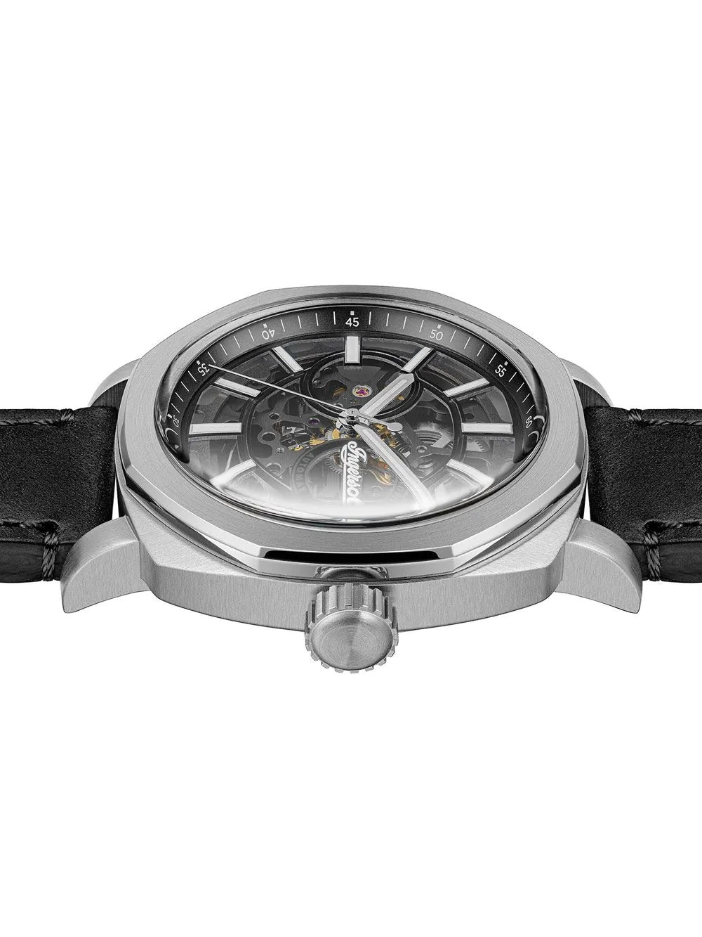 Ingersoll The Outrider Automatic Black  Dial With lifetime Warranty Analog Watch - For Gents I16401