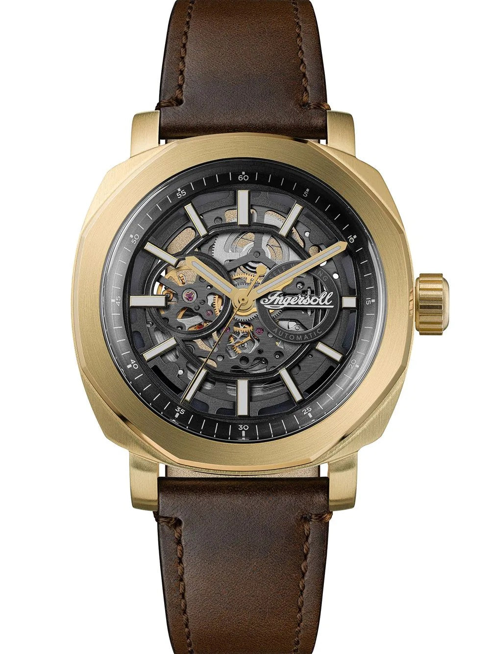 Ingersoll The Outrider Automatic Black  Dial With lifetime Warranty Analog Watch - For Gents I16402