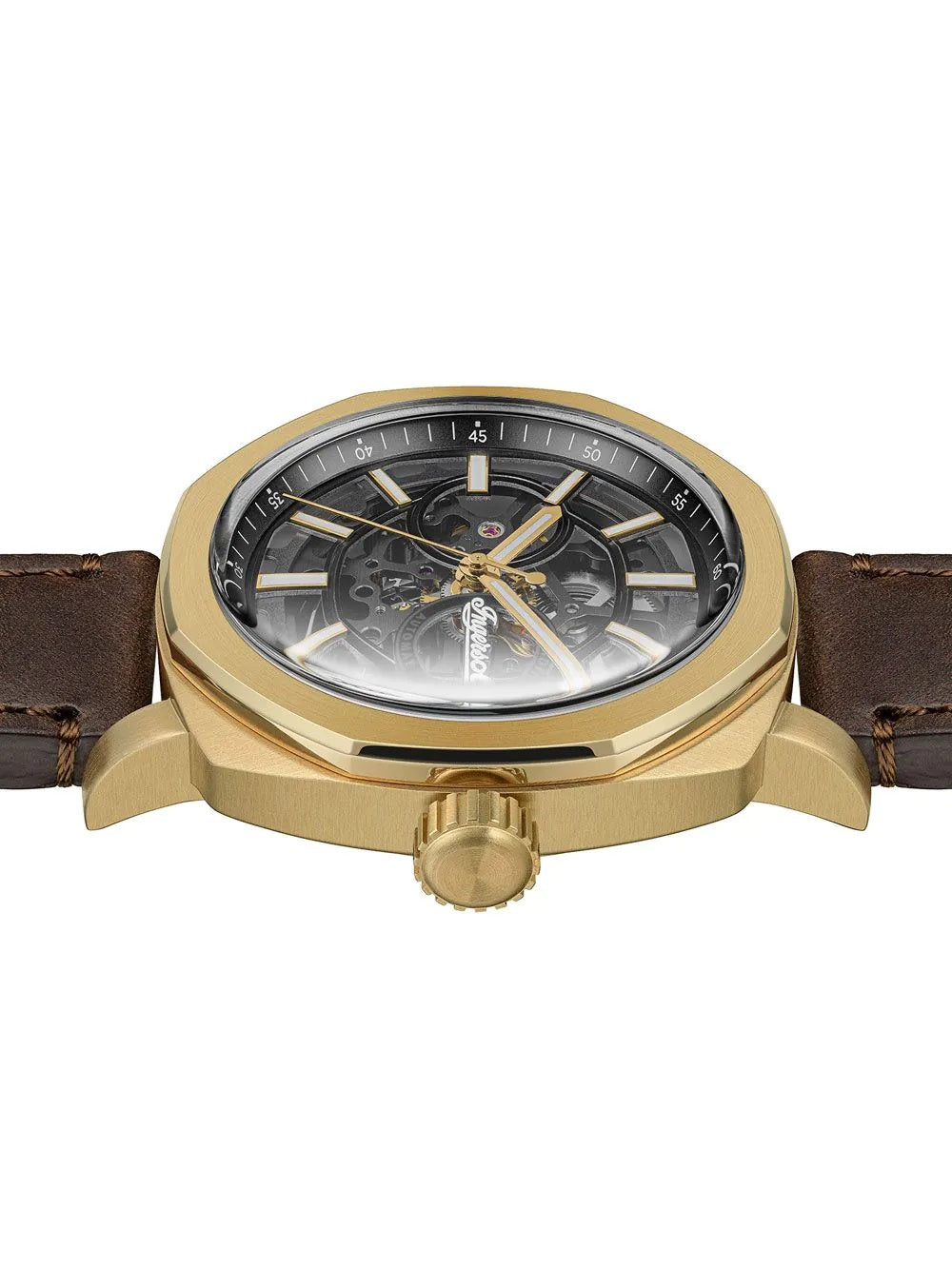 Ingersoll The Outrider Automatic Black  Dial With lifetime Warranty Analog Watch - For Gents I16402