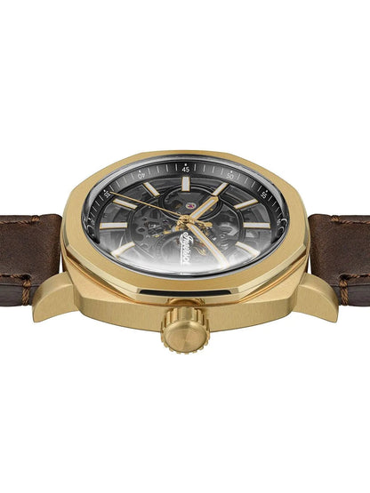 Ingersoll The Outrider Automatic Black  Dial With lifetime Warranty Analog Watch - For Gents I16402